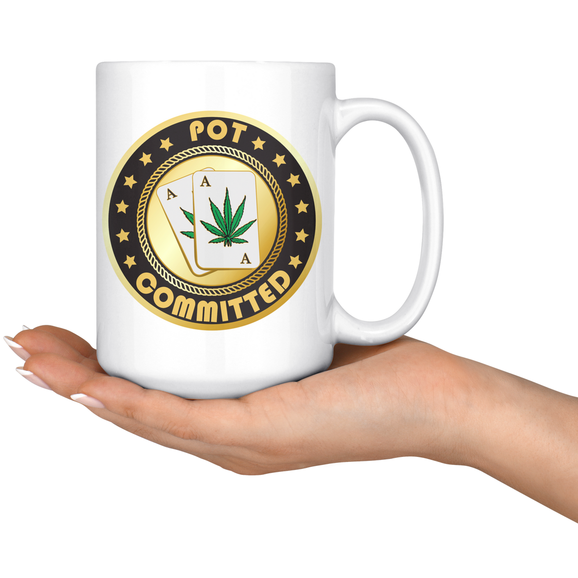 Pot Committed Coffee Mug 15oz- New