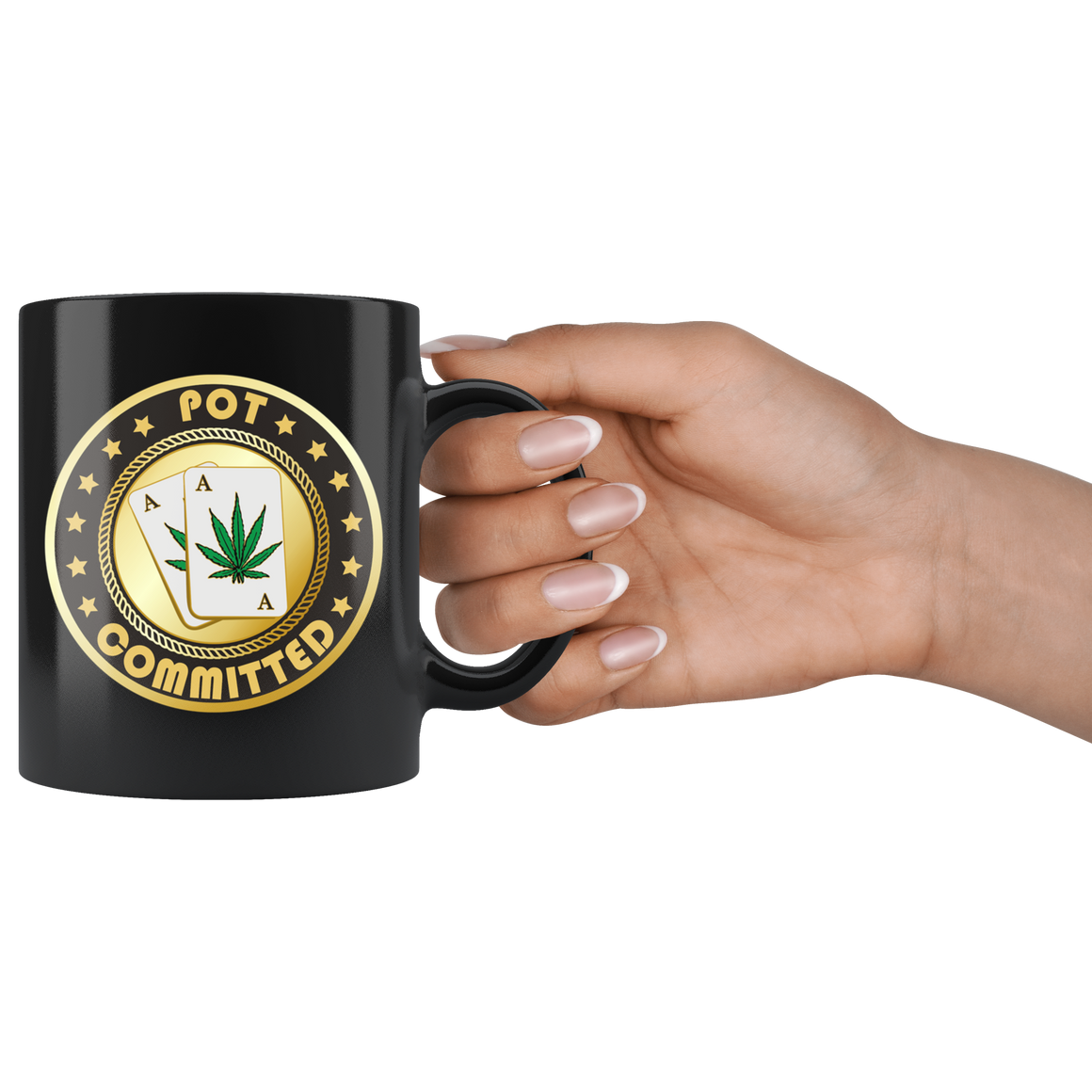 Pot Committed Black Mug - New