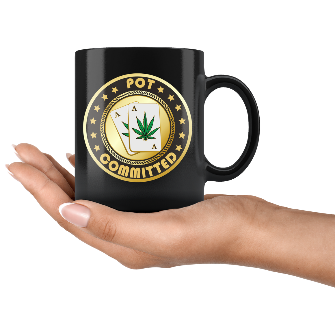 Pot Committed Black Mug - New