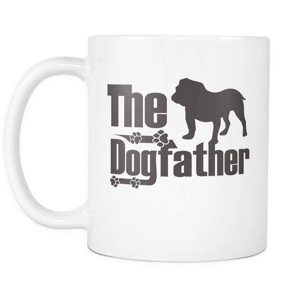 The Dogfather - Bulldog 11oz White Mug