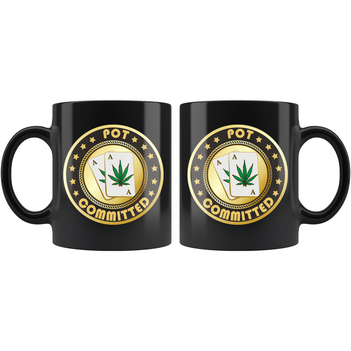 Pot Committed Black Mug - New