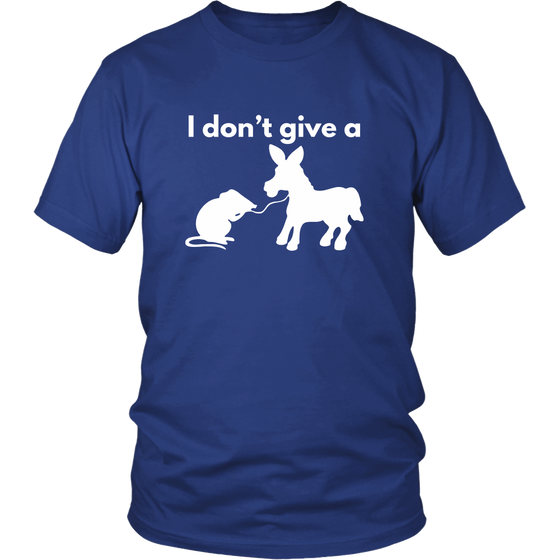 I Don't Give a Rat's Ass - White T-shirt