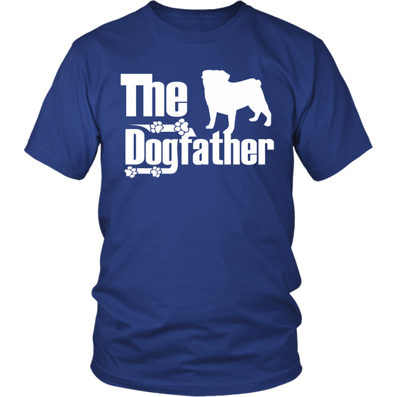 Pug Lover - The Dogfather - T Shirt - Pug Fans - FREE Shipping