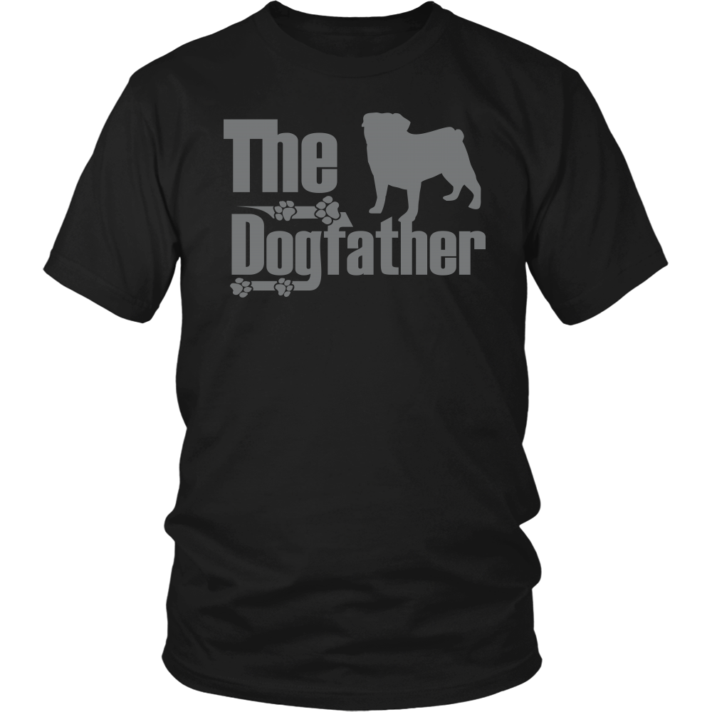 Pug Lover - The Dogfather - T Shirt - Pug Fans - FREE Shipping