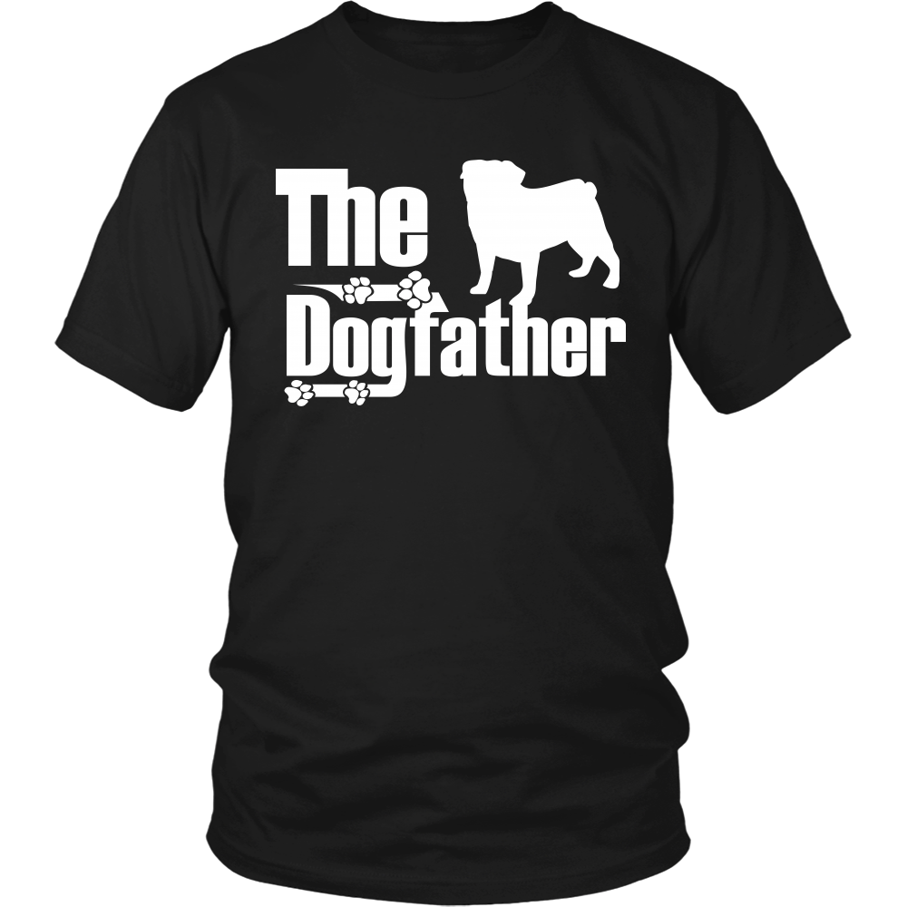 Pug Lover - The Dogfather - T Shirt - Pug Fans - FREE Shipping