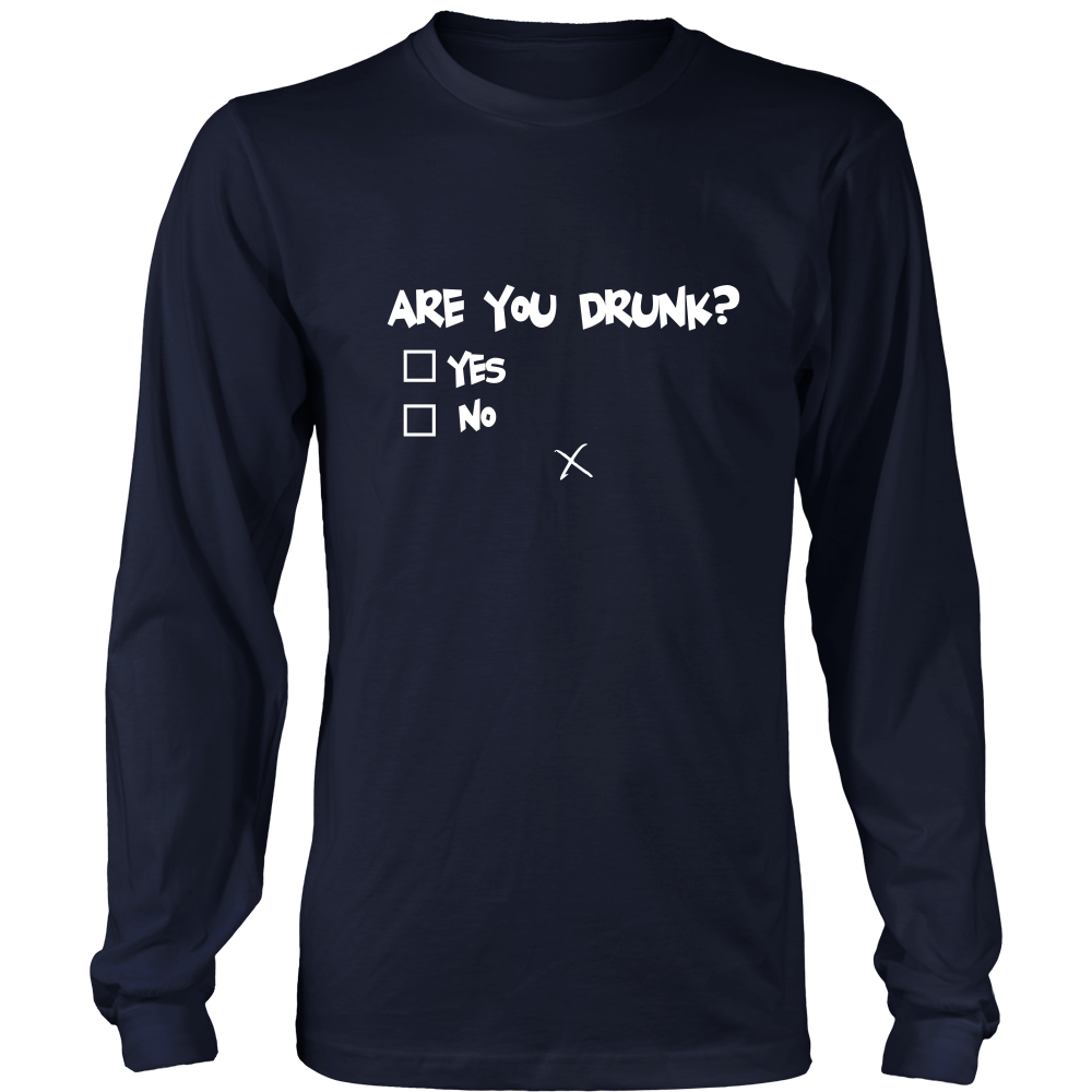 Are You Drunk? Check Box - W- T-Shirts