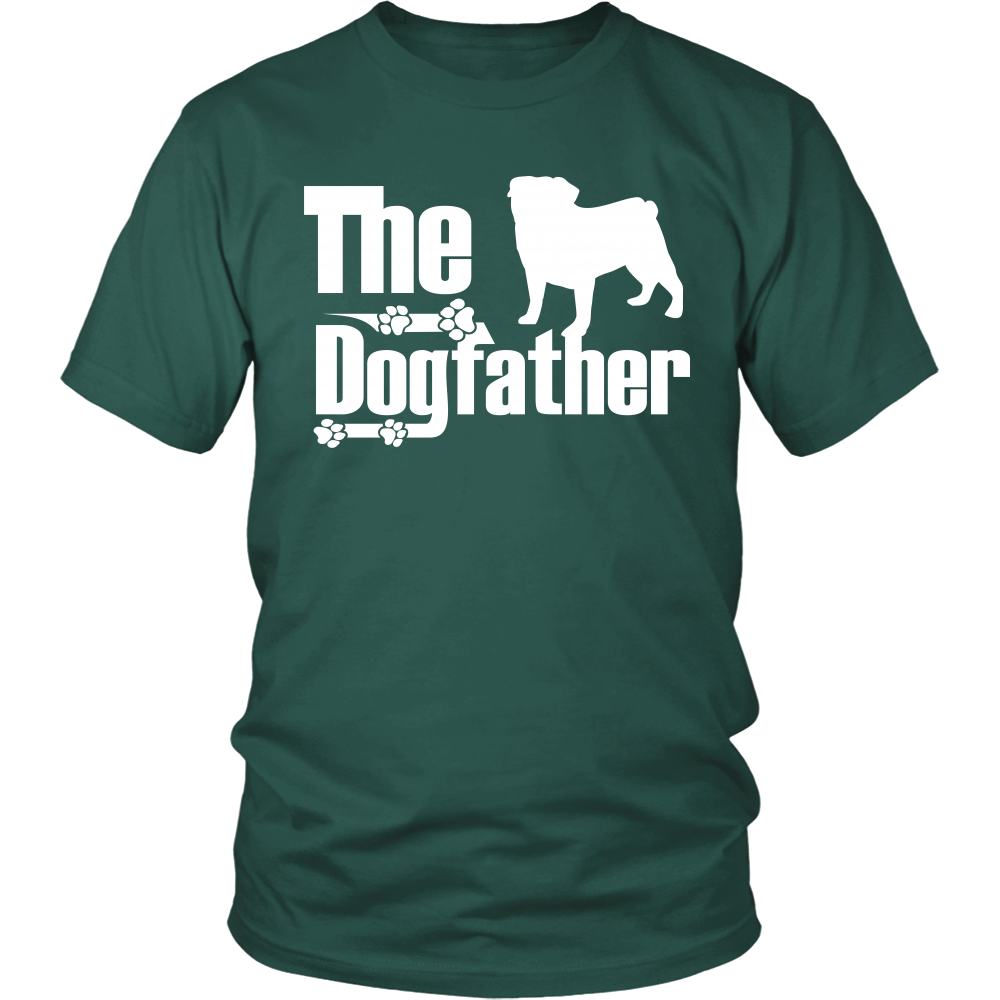 Pug Lover - The Dogfather - T Shirt - Pug Fans - FREE Shipping