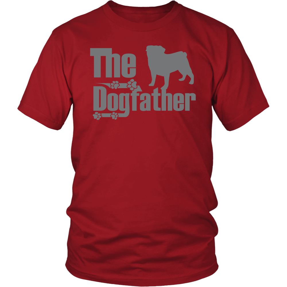 Pug Lover - The Dogfather - T Shirt - Pug Fans - FREE Shipping