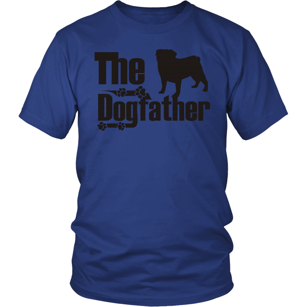 Pug Lover - The Dogfather - T Shirt - Pug Fans - FREE Shipping