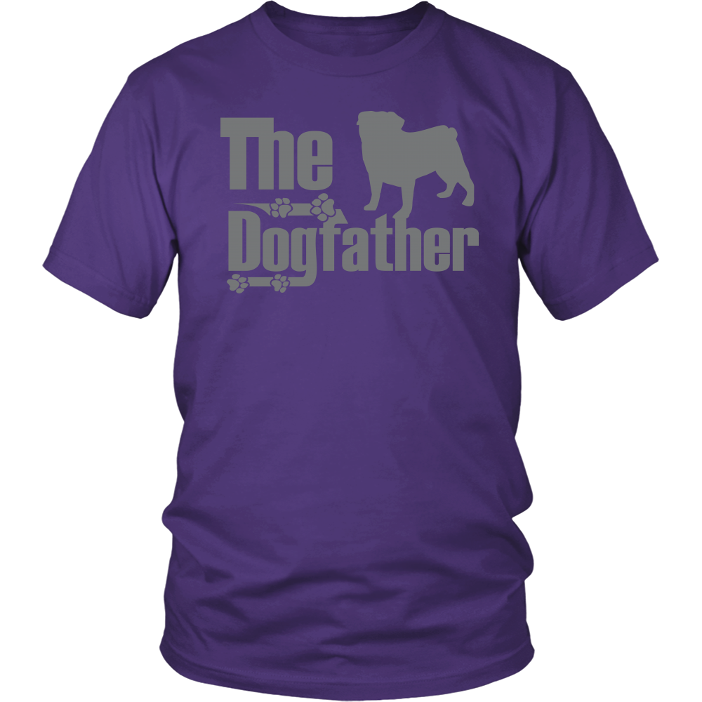 Pug Lover - The Dogfather - T Shirt - Pug Fans - FREE Shipping